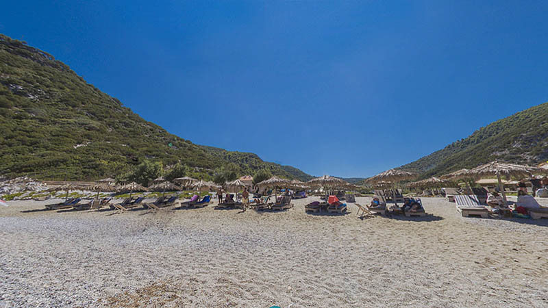 A view of Glysteri Beach